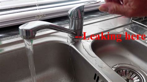 mixer tap leaking under sink|Leaks from mixer taps that runs down under the sink